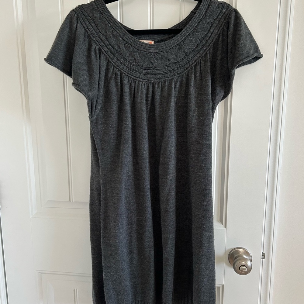 Route 66 Charcoal Midi Dress